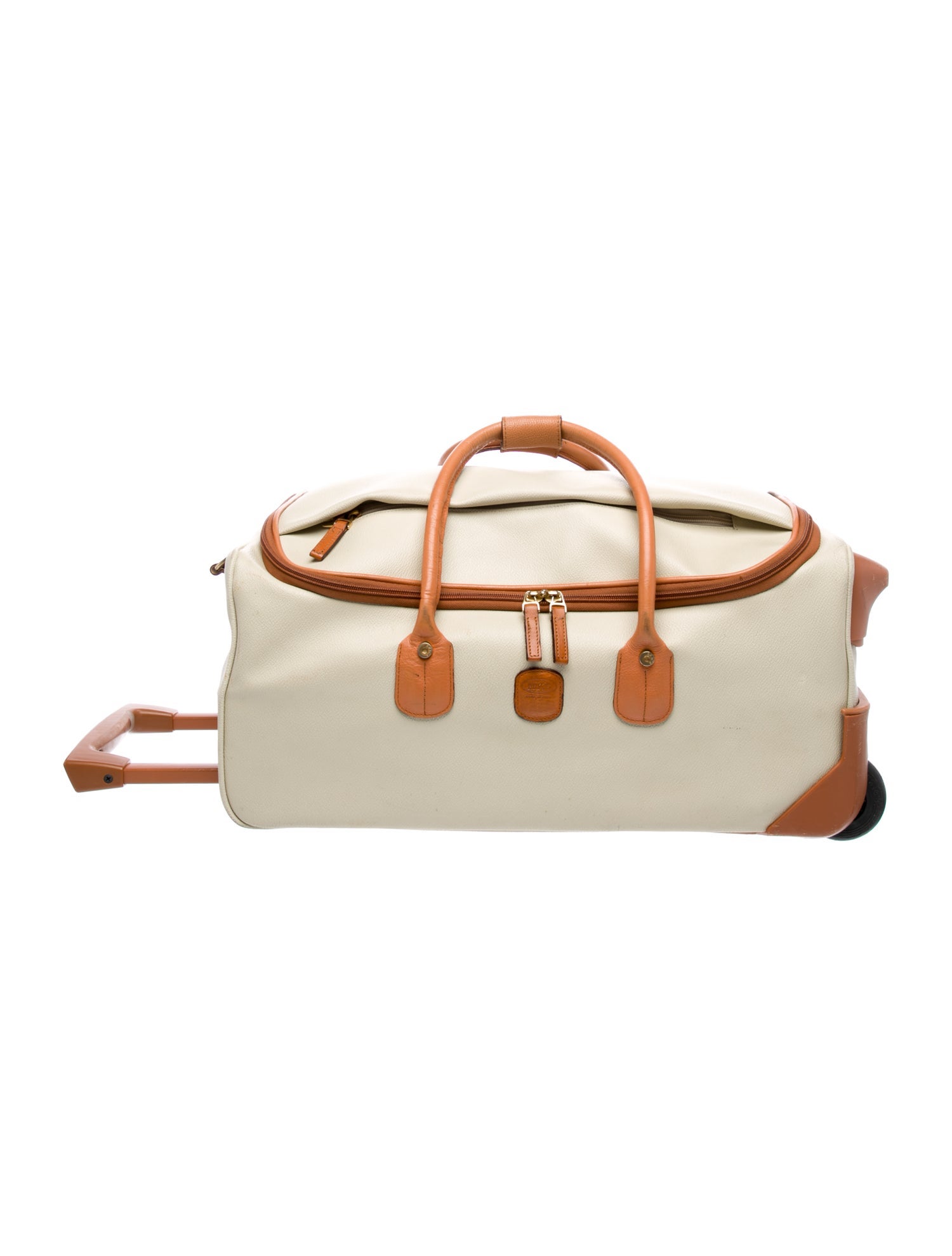 Bric's Leather Rolling Carry On