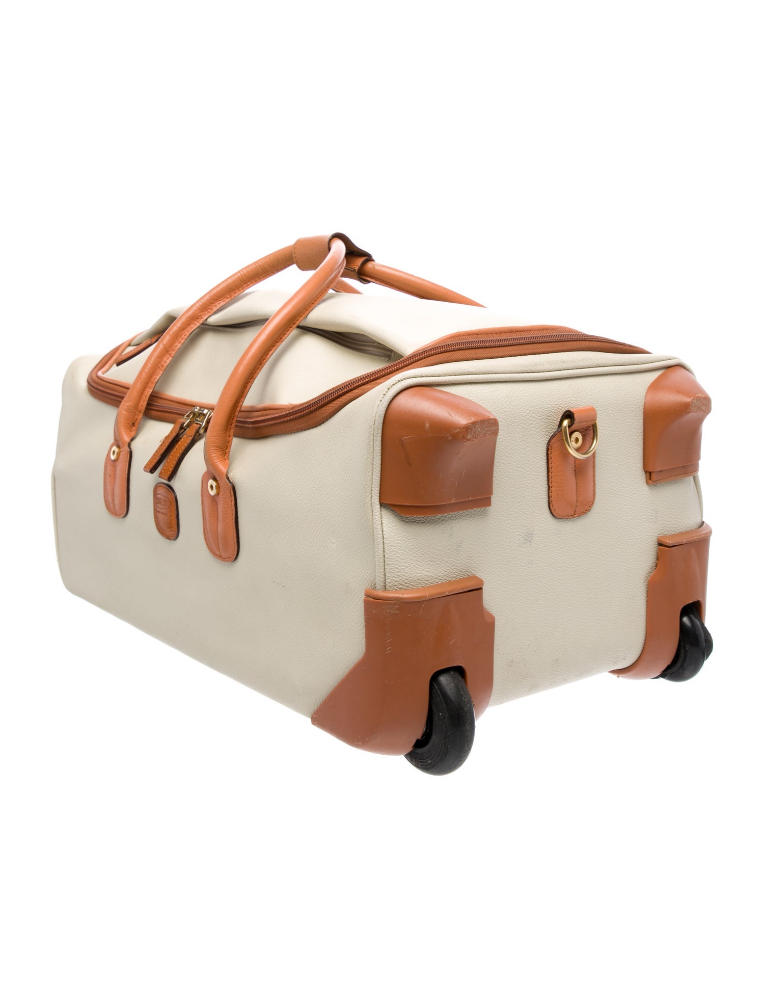 Bric's Leather Rolling Carry On