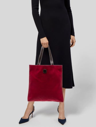 Bric's Suede Tote