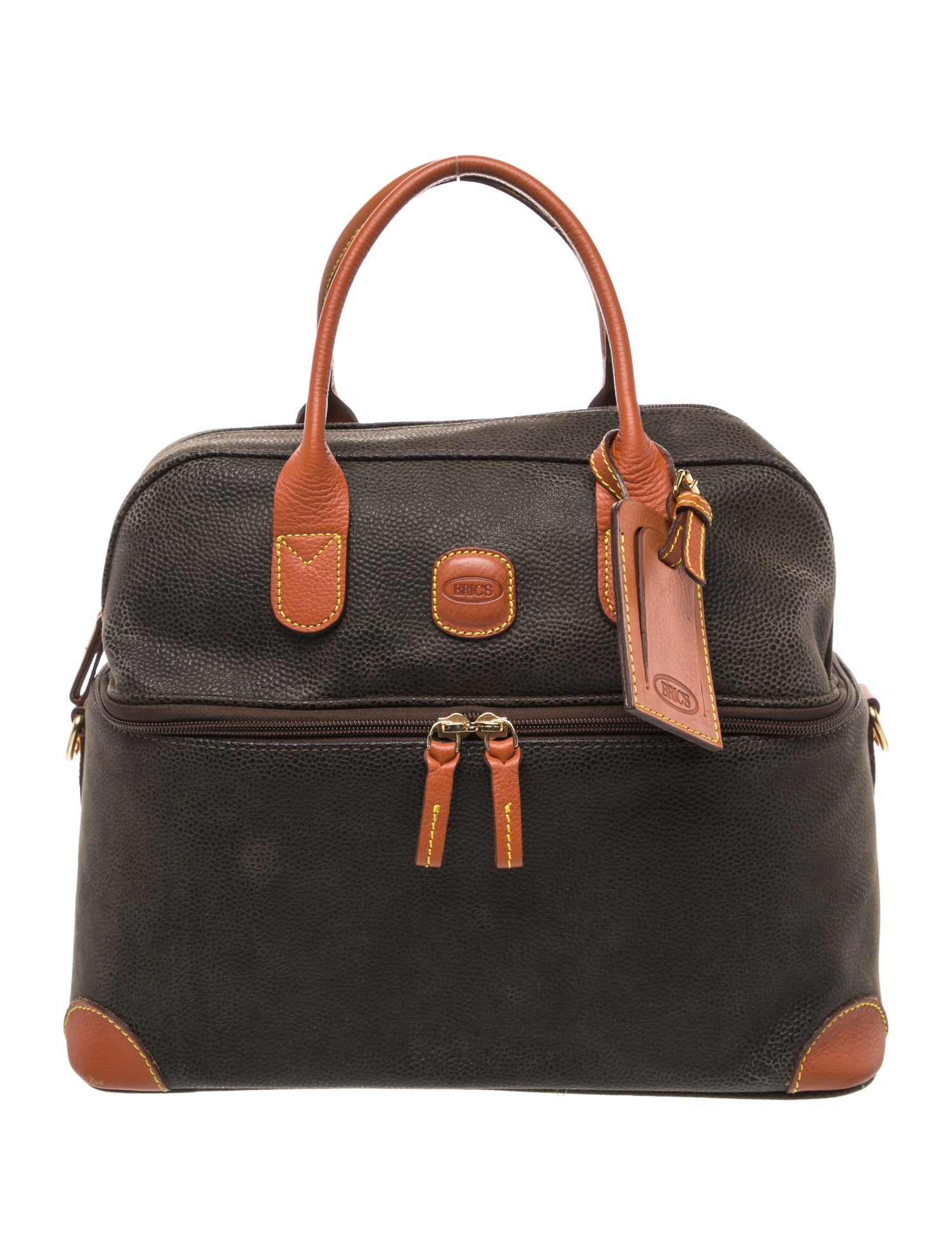 Bric's Leather Top Handle Bag
