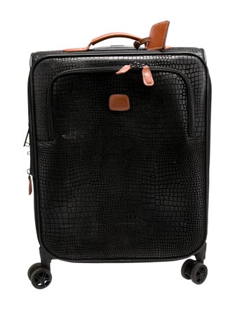 Bric's Embossed Leather Suitcase