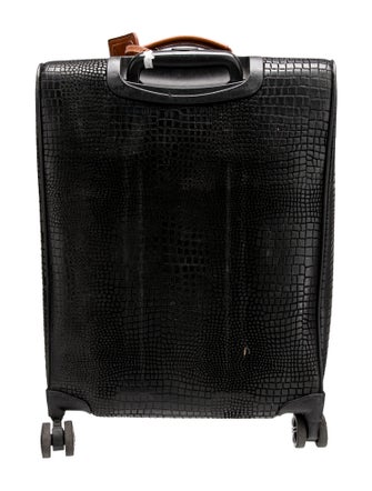 Bric's Embossed Leather Suitcase