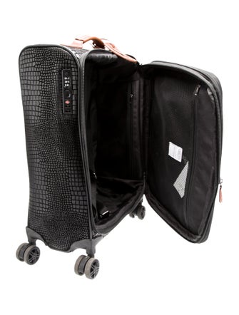 Bric's Embossed Leather Suitcase