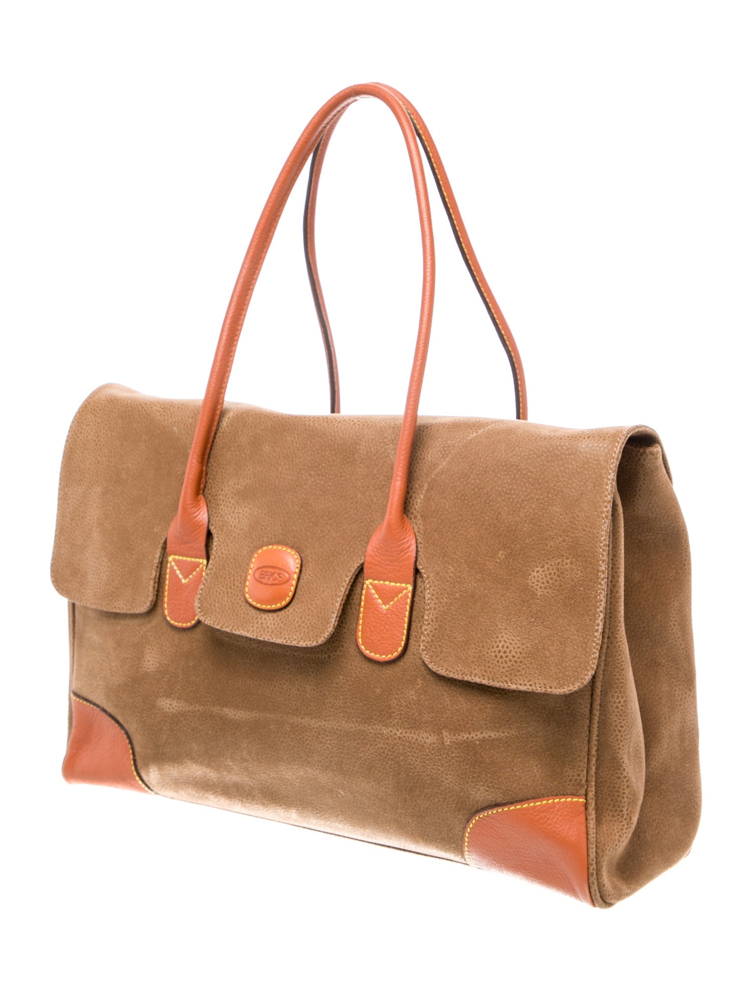 Bric's Suede Top Handle Bag