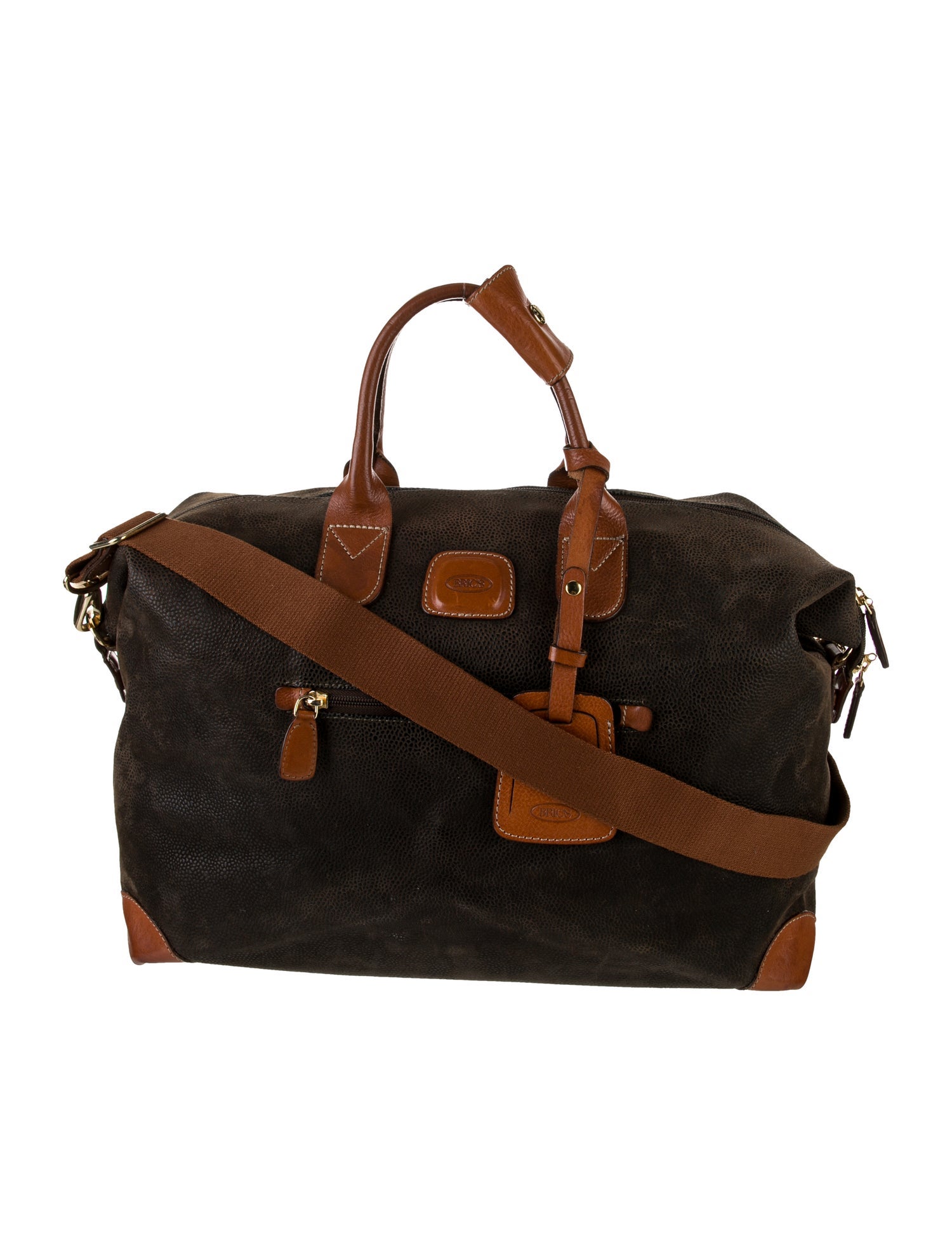 Bric's Leather Life Cargo Duffle Bag