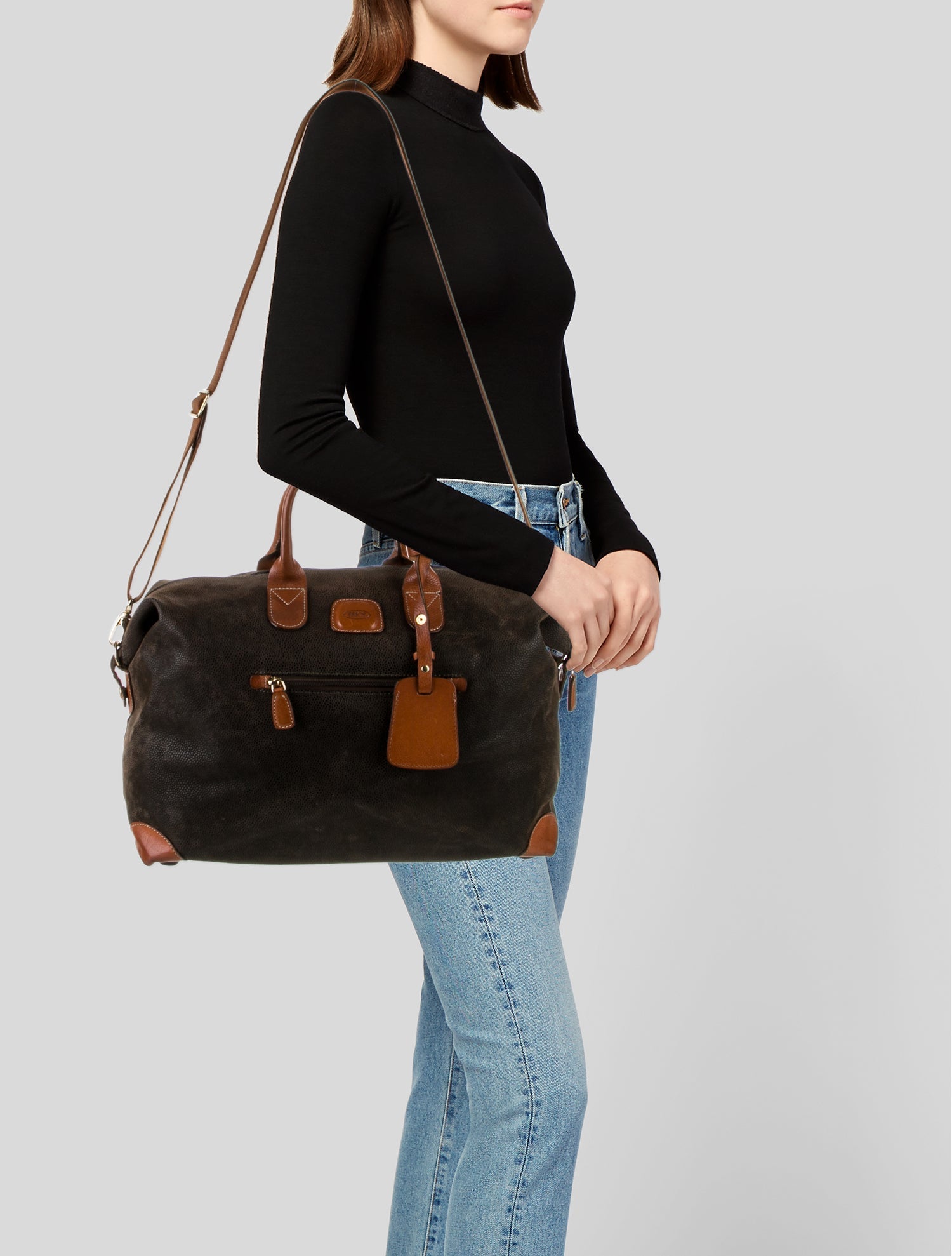 Bric's Leather Life Cargo Duffle Bag