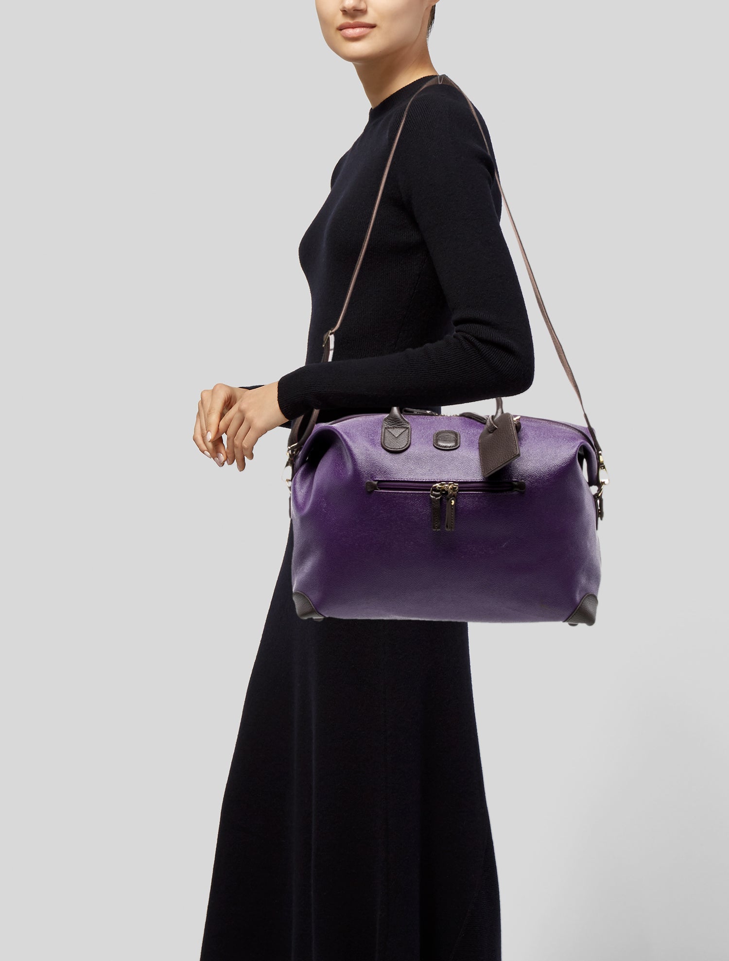 Bric's Suede Briefcase