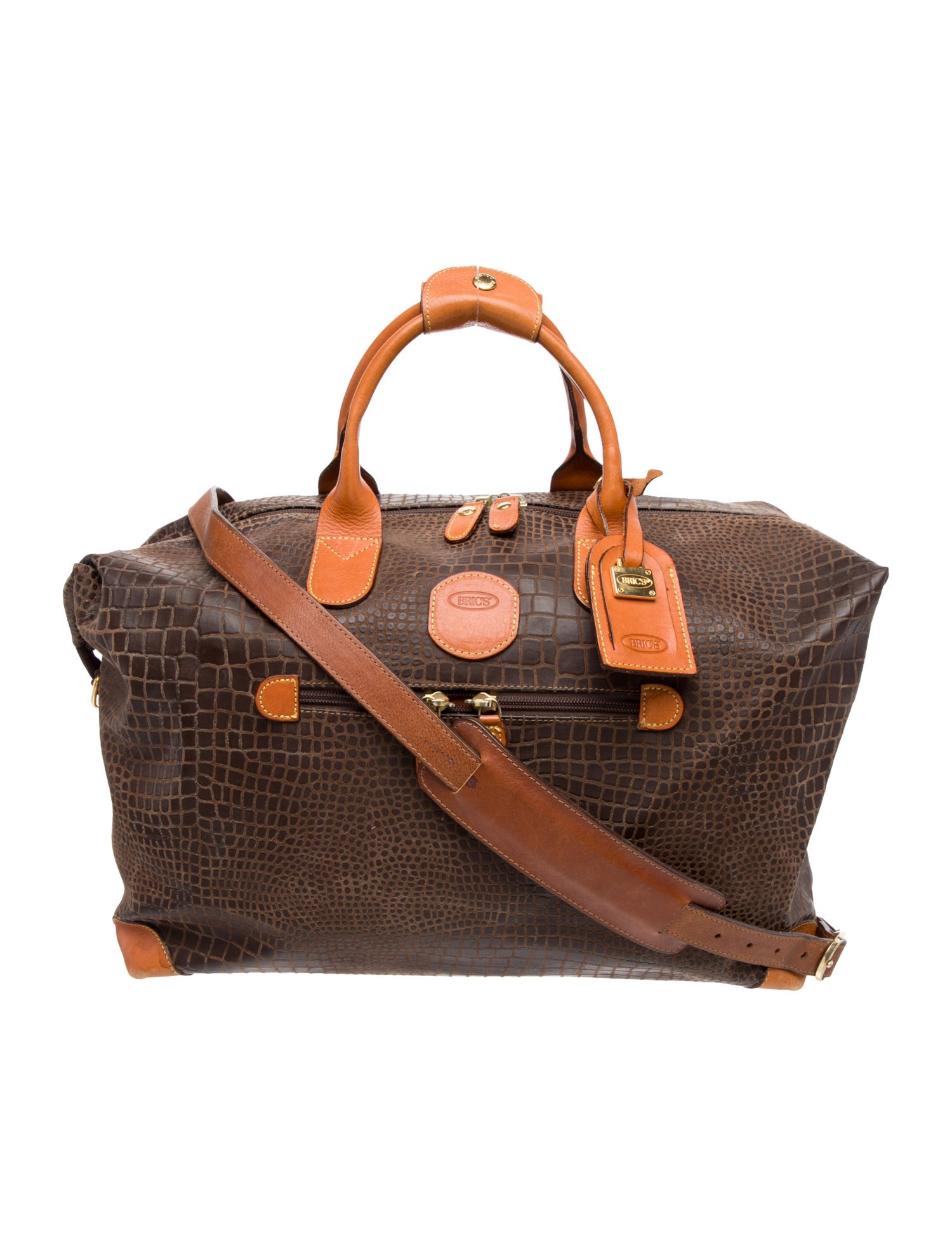 Maison Margiela Leather Duffle Bag - Blue Luggage and Travel