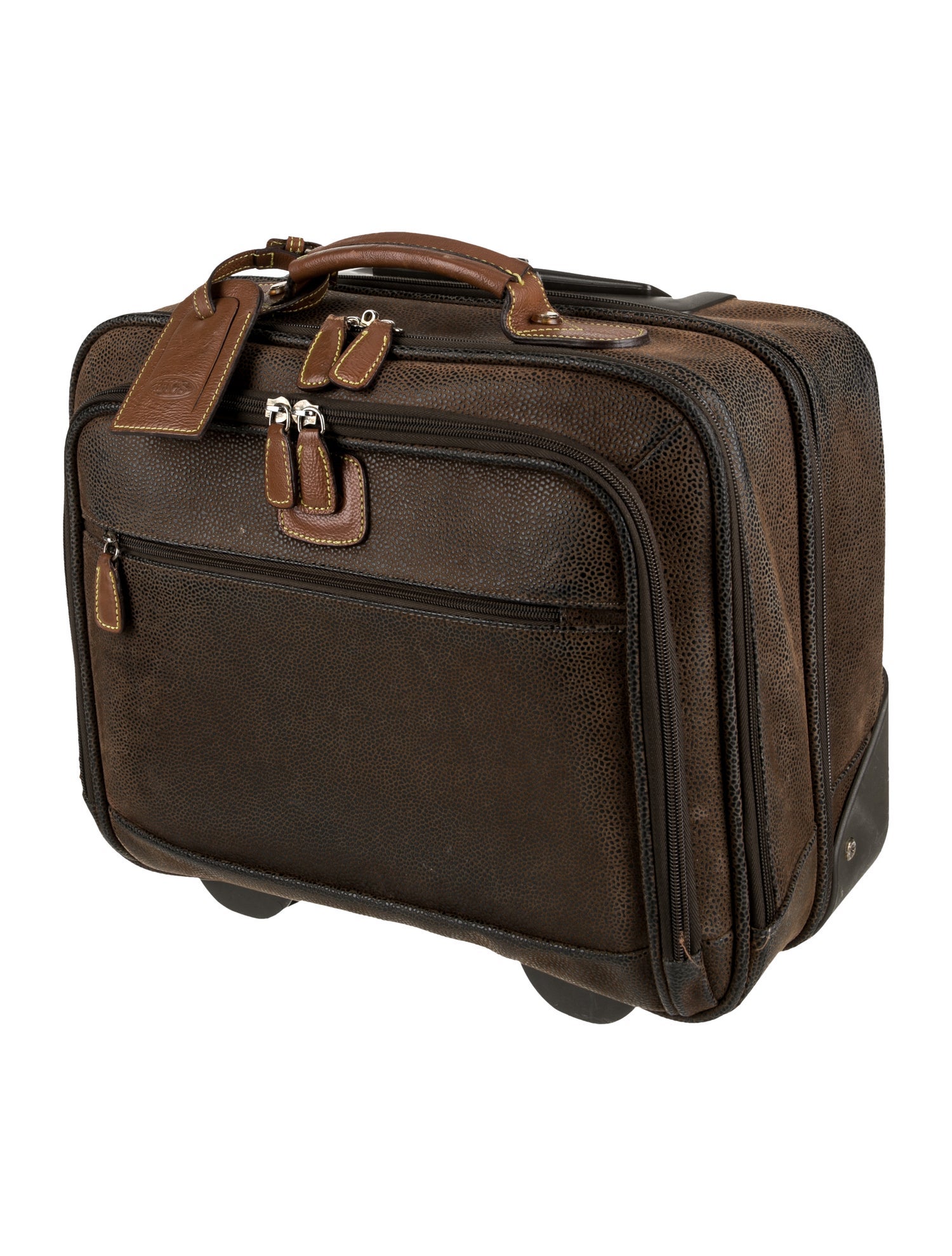 Bric's Suede Suitcase