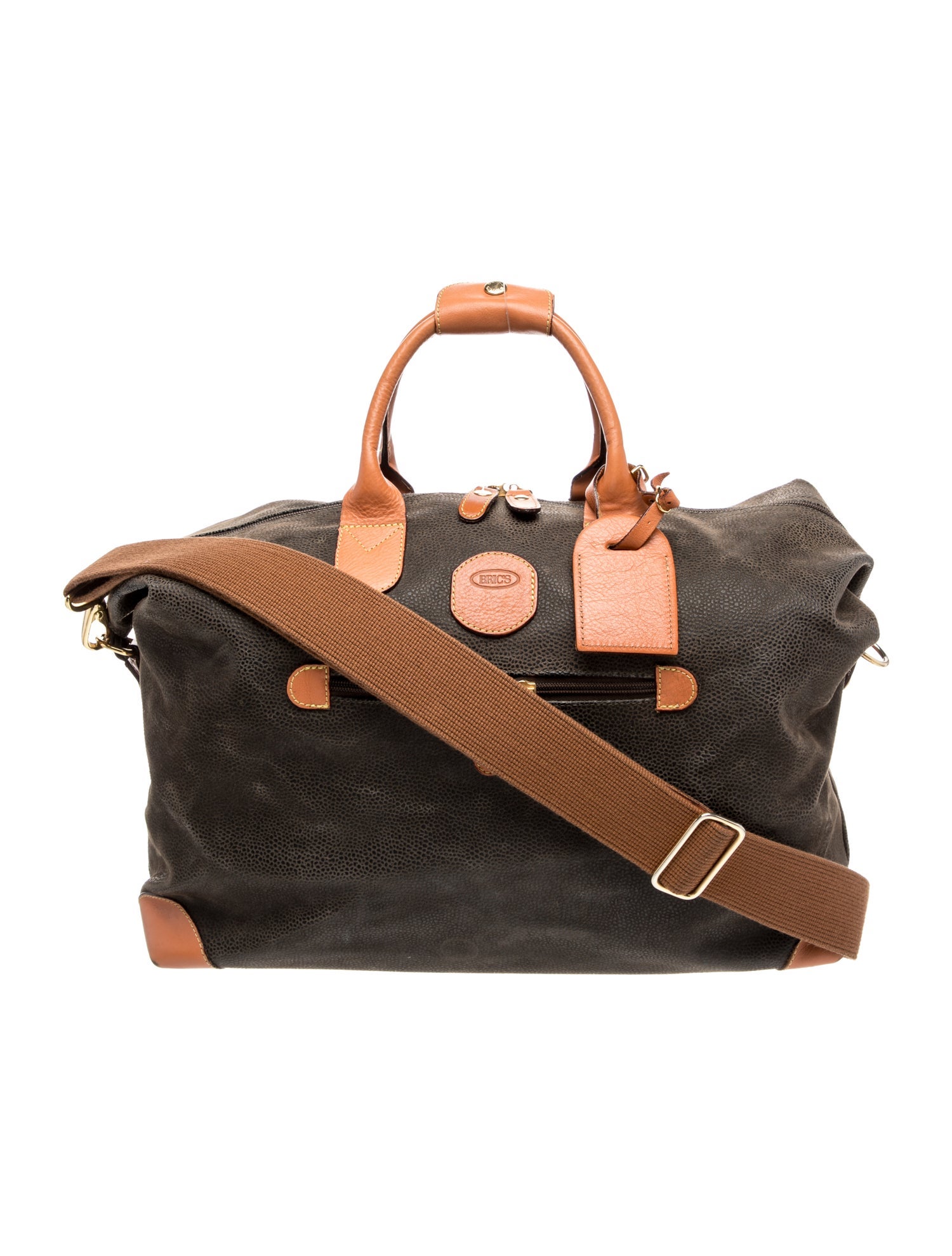 Bric's Suede Weekender Bag