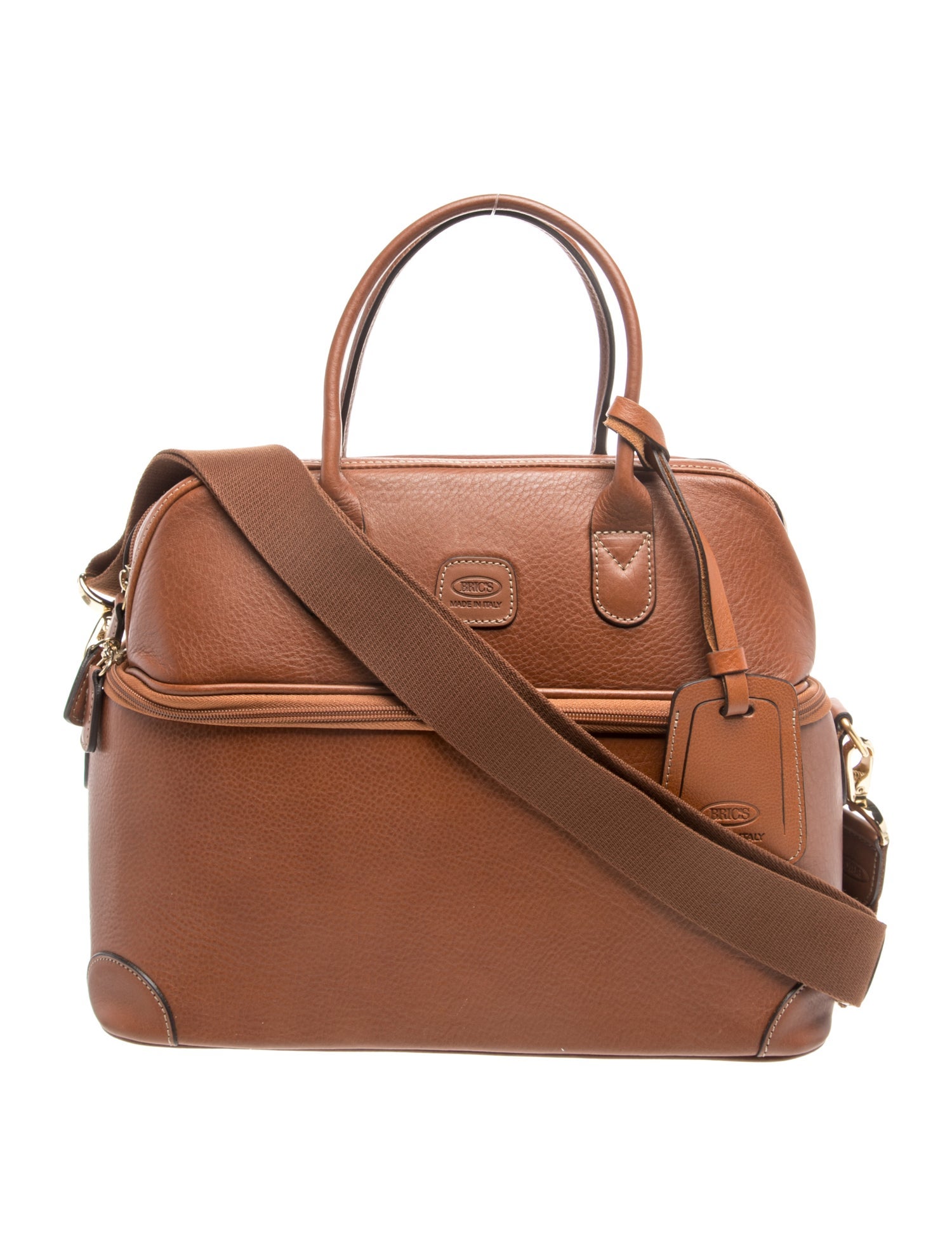 Bric's Leather Top Handle Bag