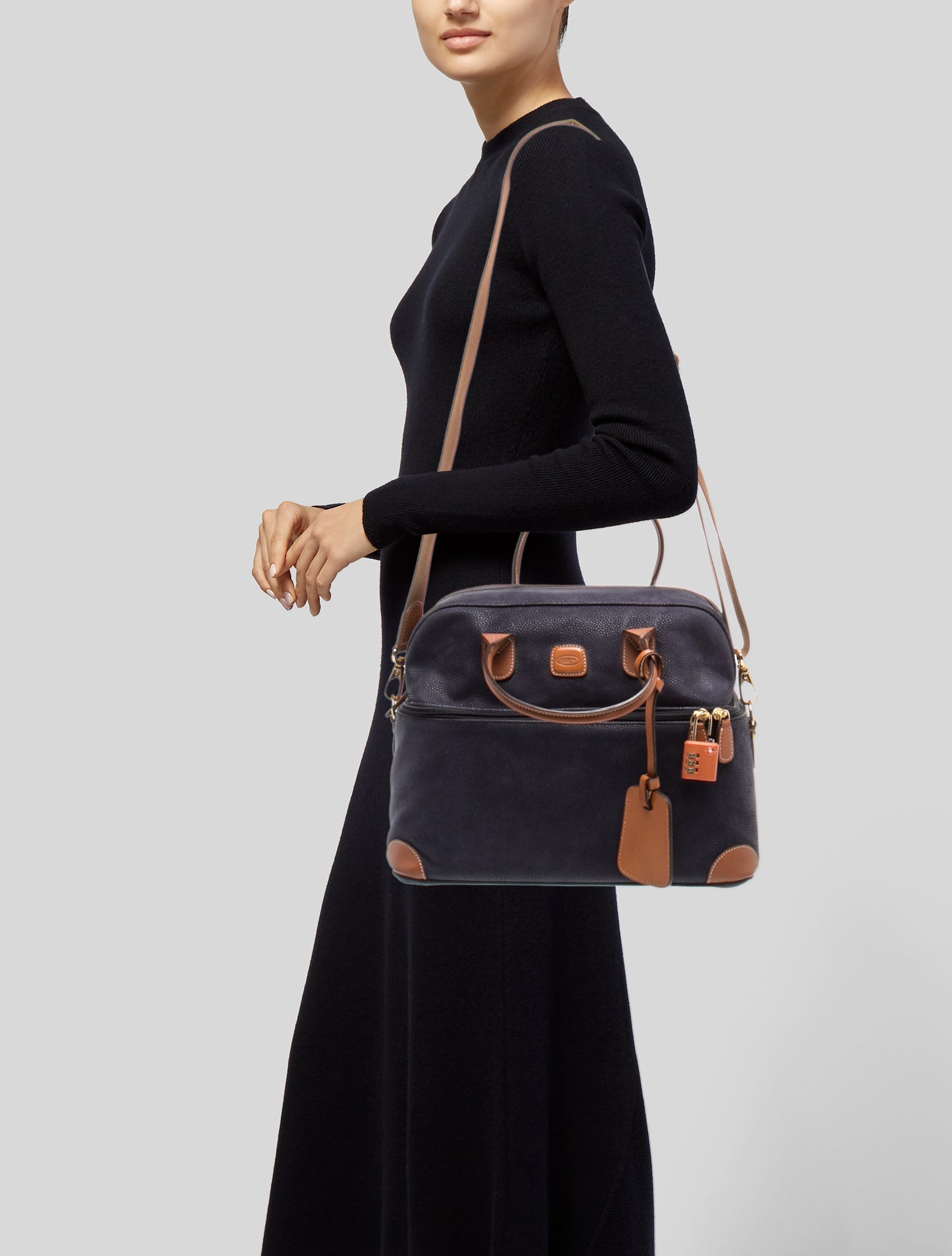Bric's Leather Shoulder Bag