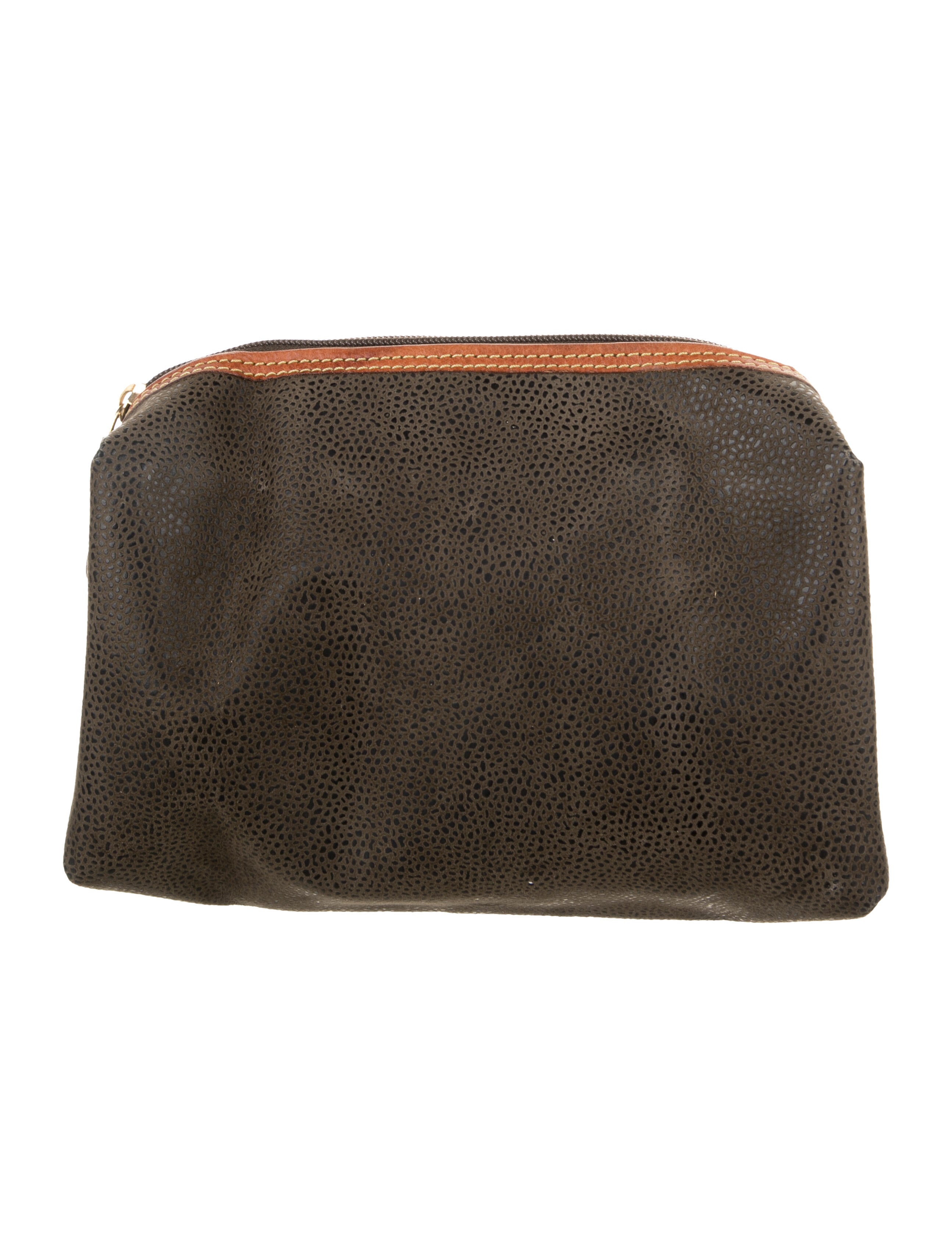 Bric's Brown cosmetic bag