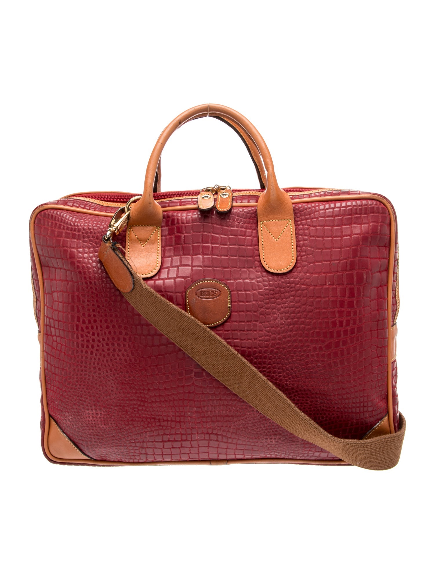 Bric's Leather Top Handle Bag