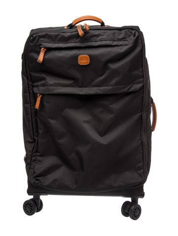 Pre-owned Bric's Nylon Suitcase In Black