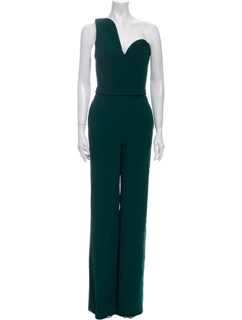 Brandon Maxwell One-Shoulder Jumpsuit