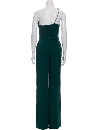 Brandon Maxwell One-Shoulder Jumpsuit