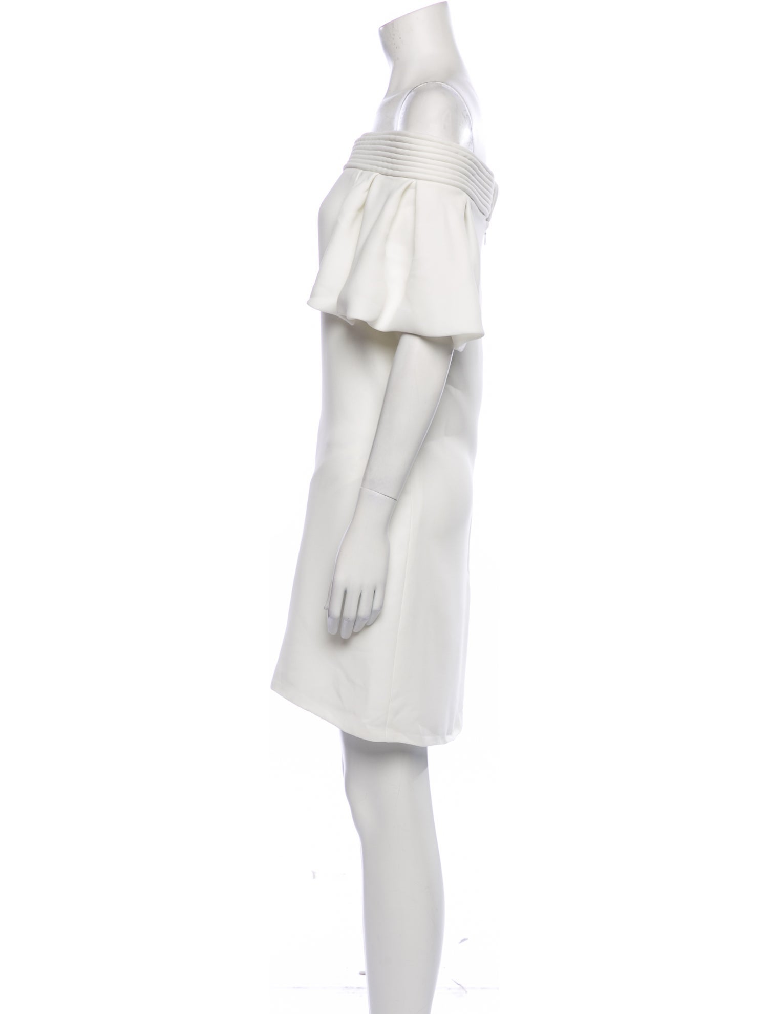 Brandon Maxwell Off-The-Shoulder Mini Dress