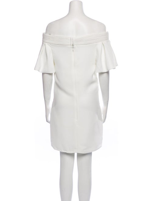 Brandon Maxwell Off-The-Shoulder Mini Dress