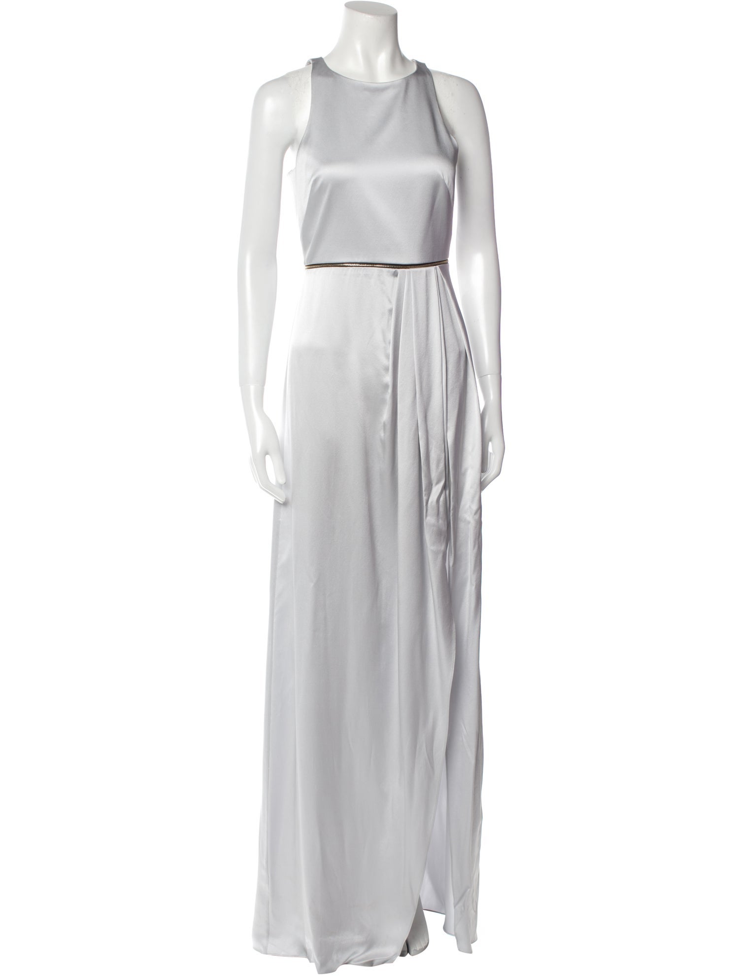 Brandon Maxwell Silk Long Dress