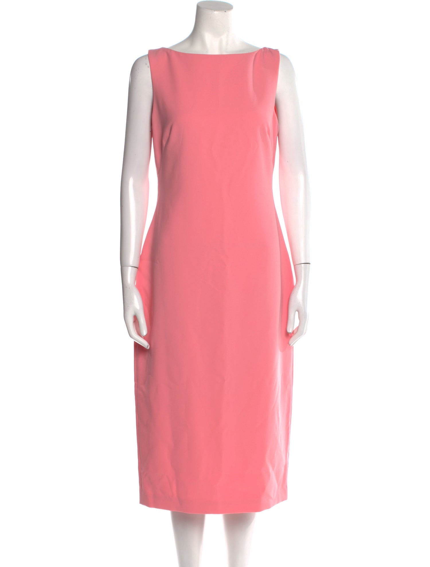 Brandon Maxwell Bateau Neckline Midi Length Dress w/ Tags