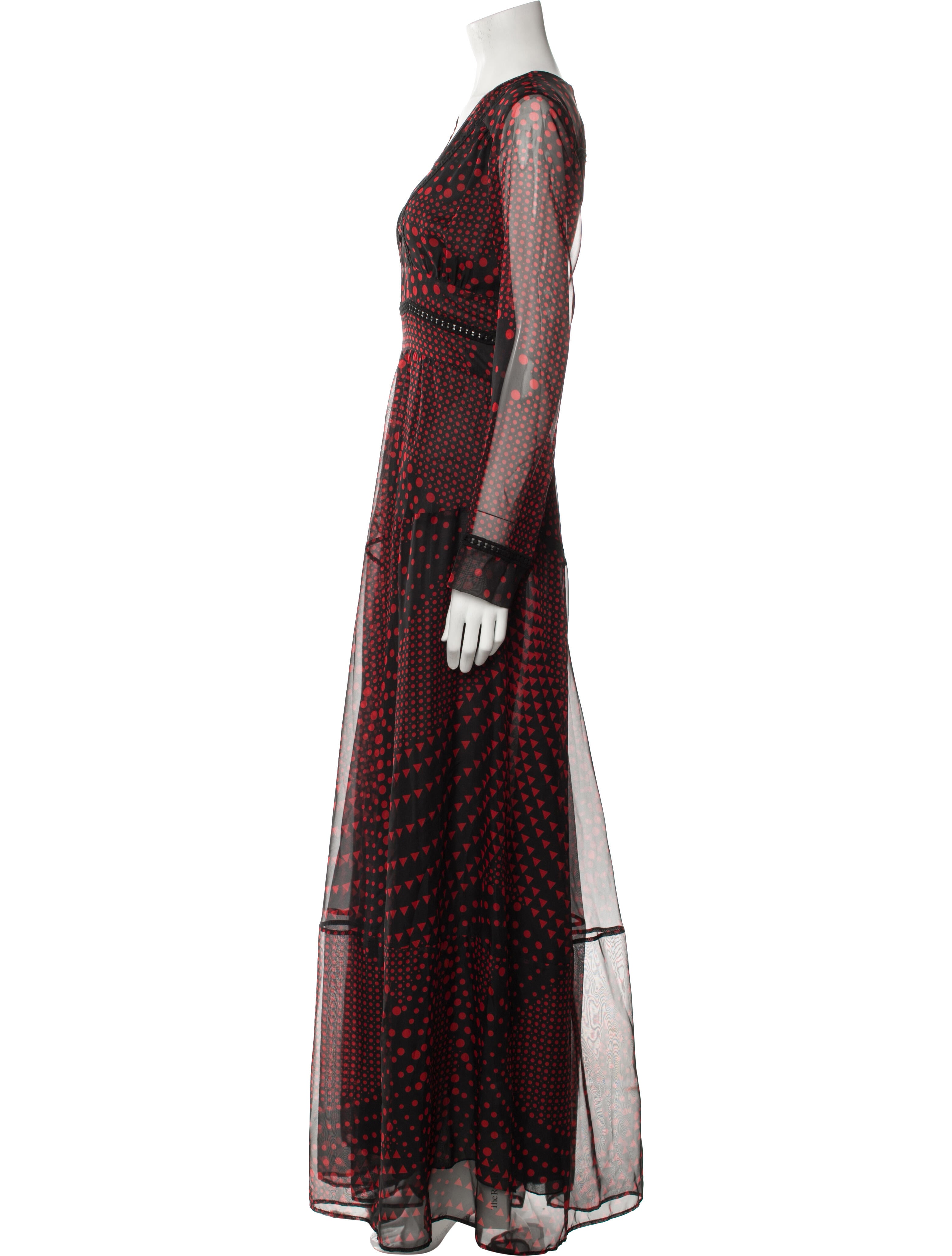 Brandon Maxwell Crew Neck Long Dress w/ Tags