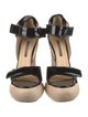 Brandon Maxwell Patent Leather Sandals