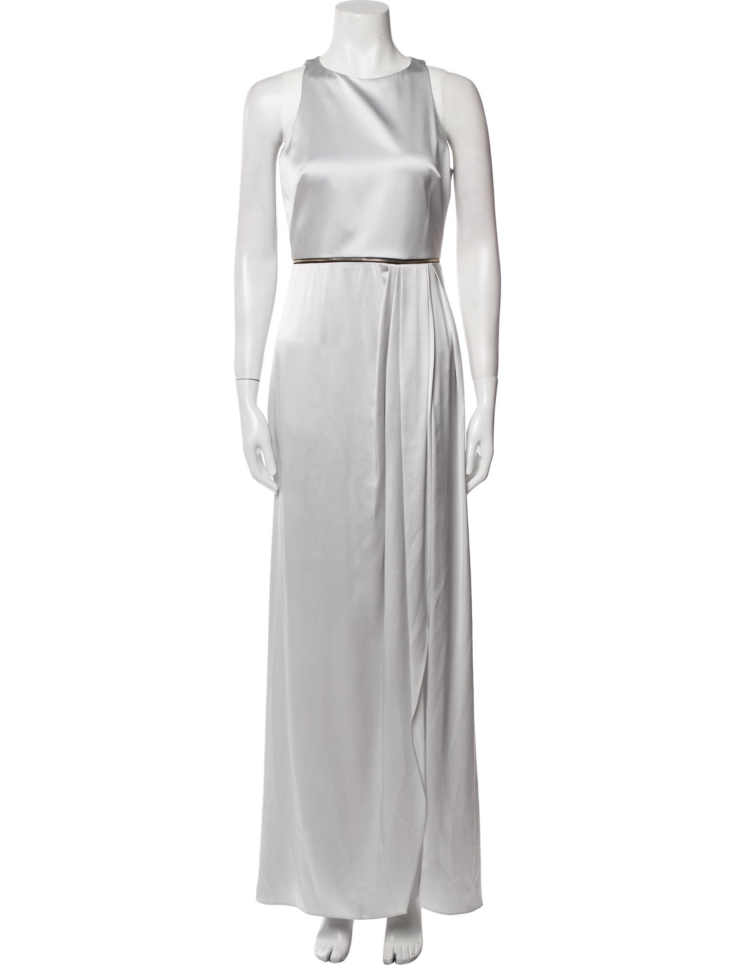 Brandon Maxwell Silk Long Dress