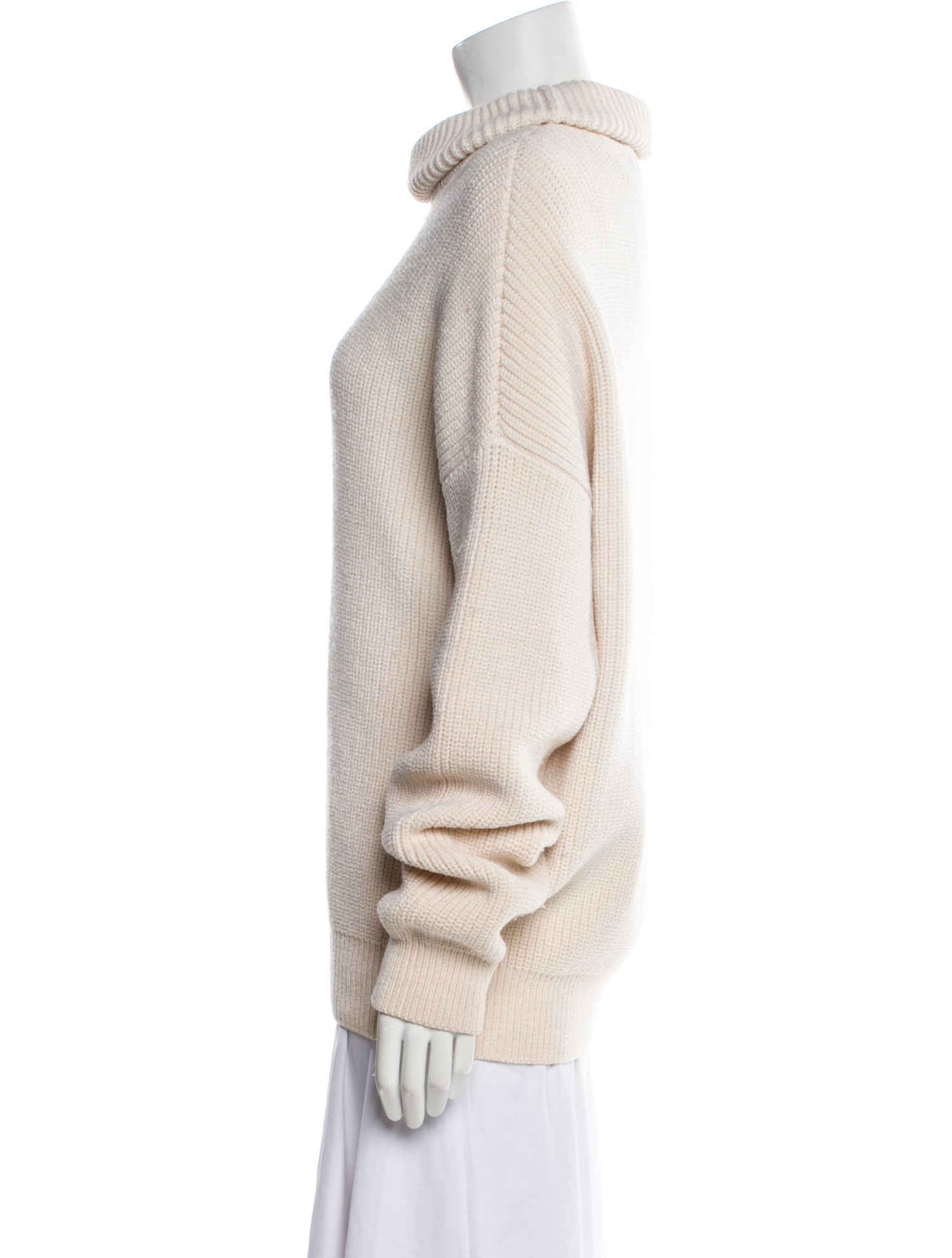 Brandon Maxwell Wool Graphic Print Sweater