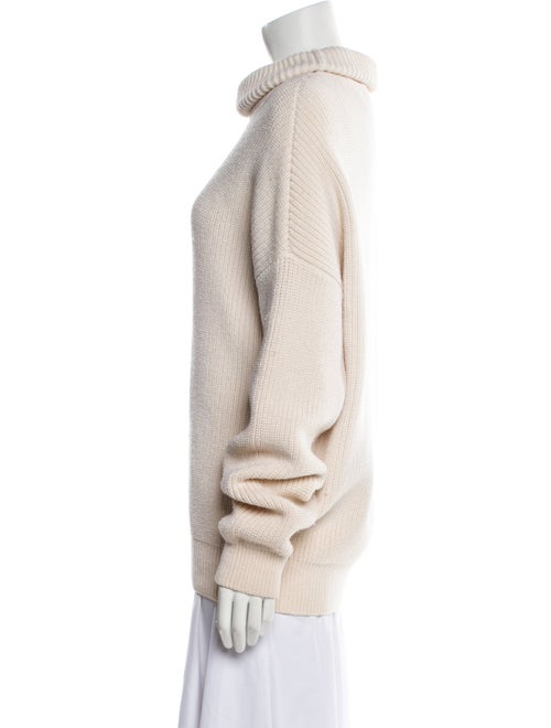 Brandon Maxwell Wool Graphic Print Sweater