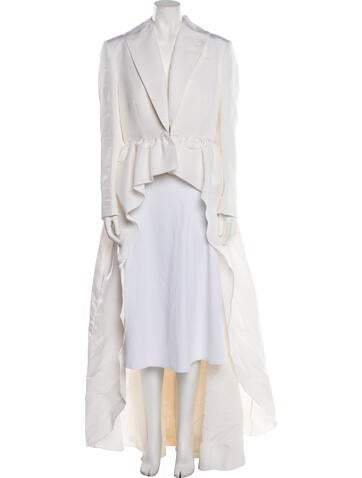 Brandon Maxwell Coats Silk Coat XL