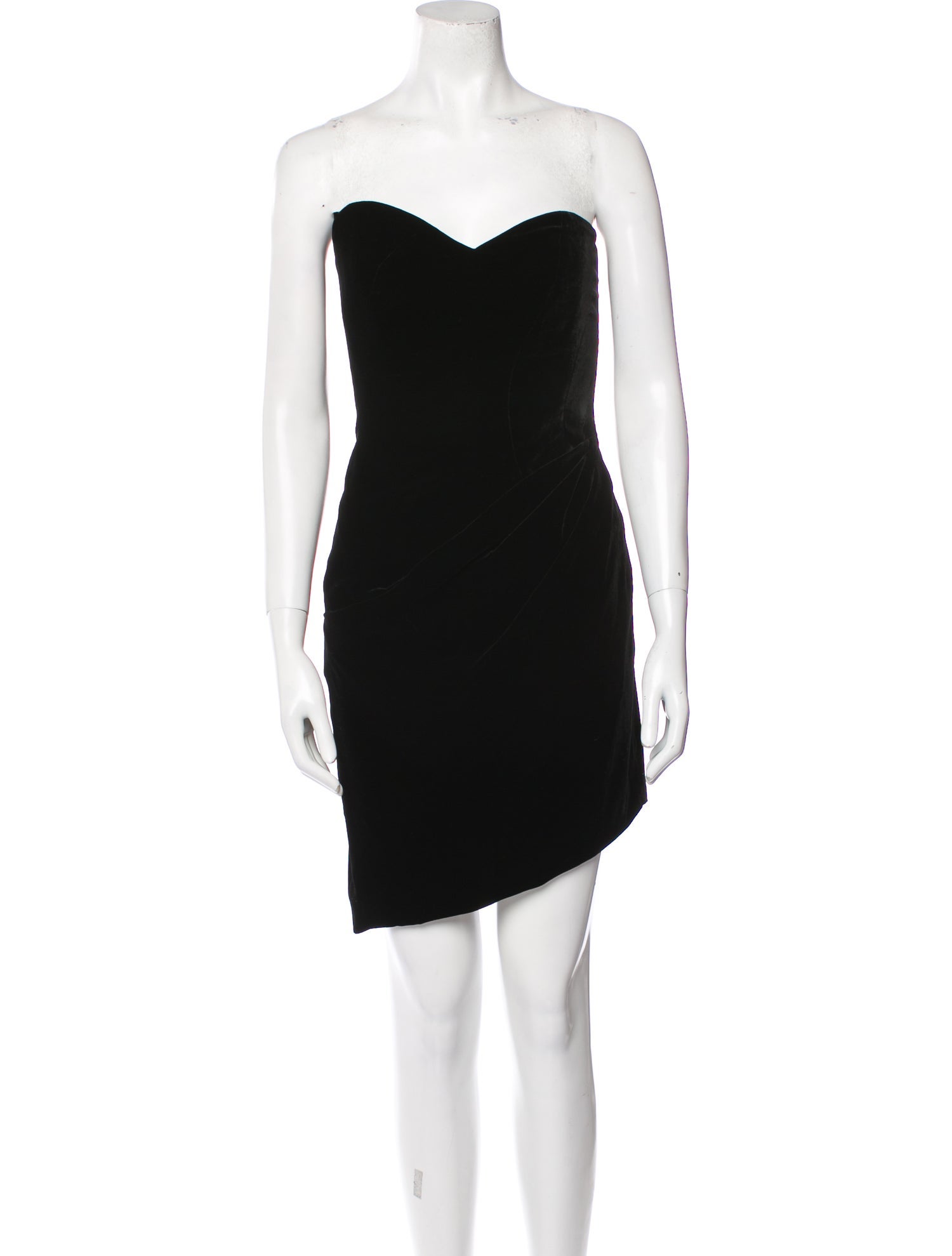 Brandon Maxwell Strapless Mini Dress