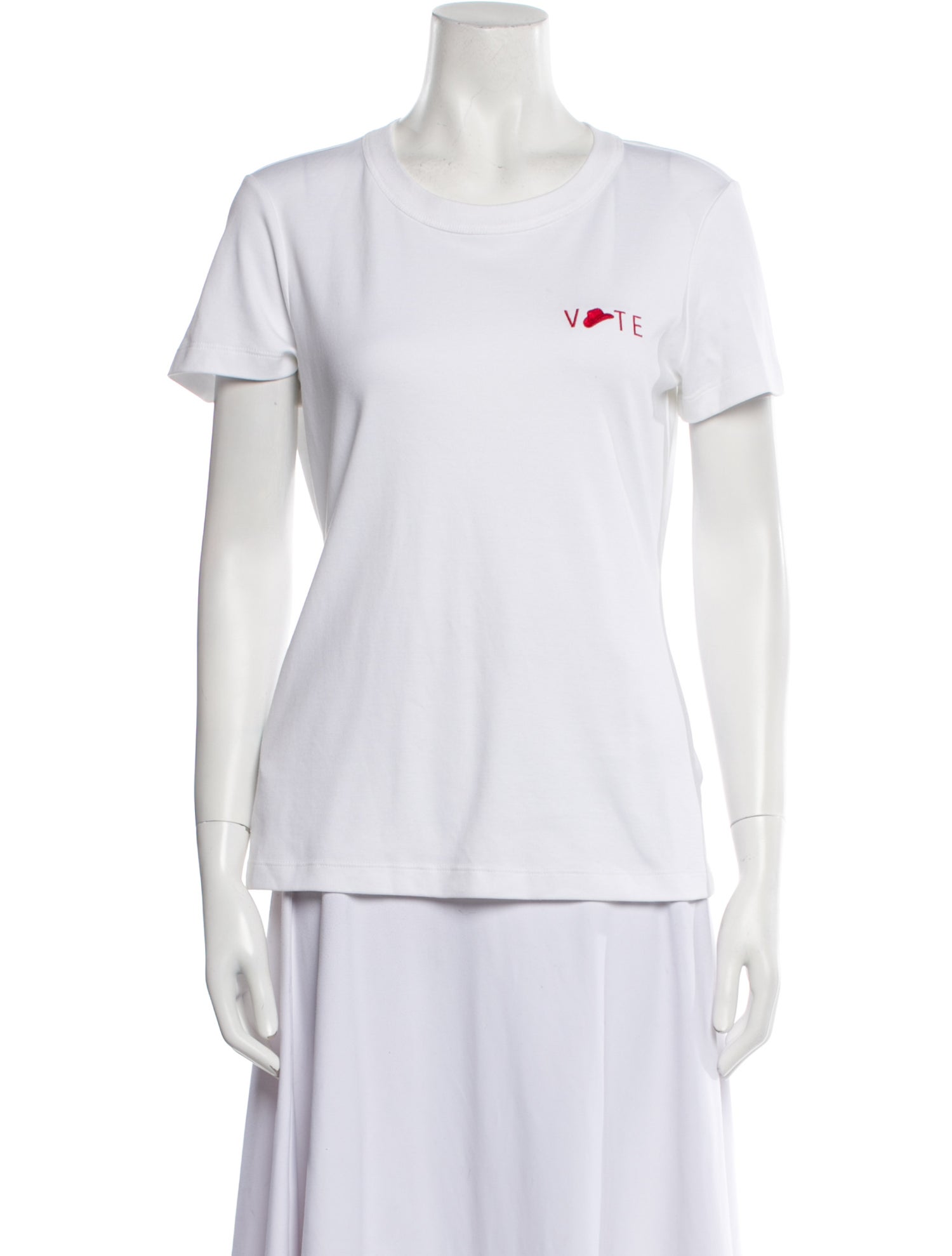 Brandon Maxwell Graphic Print Crew Neck T-Shirt