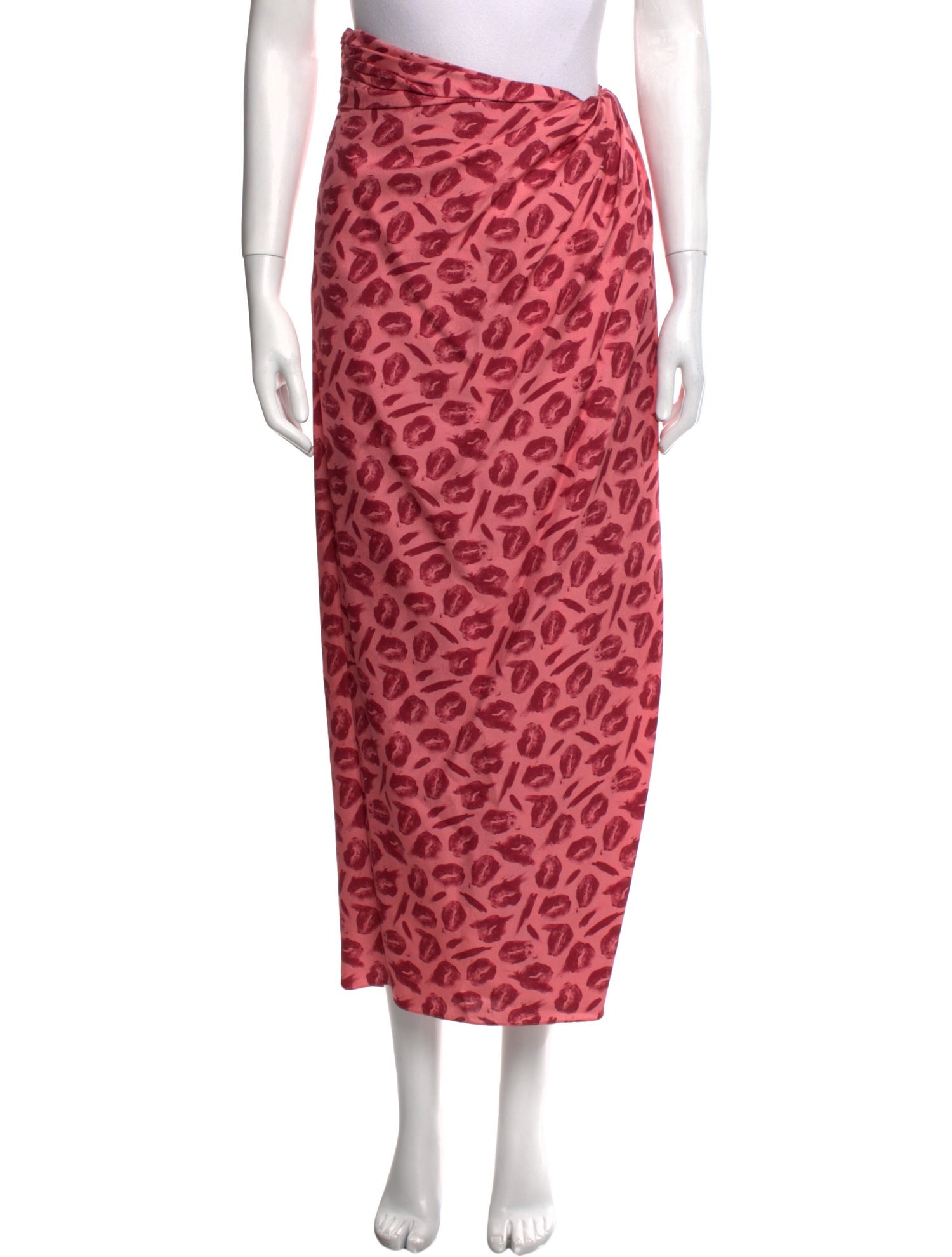 Brandon Maxwell Silk Midi Length Skirt w/ Tags