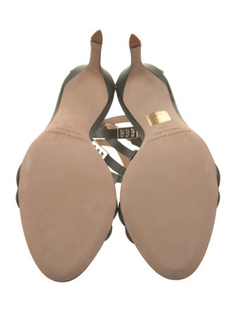 Brandon Maxwell Satin Sandals