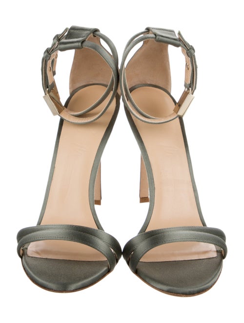 Brandon Maxwell Satin Sandals
