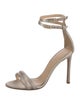 Brandon Maxwell Satin Sandals