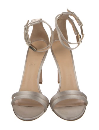 Brandon Maxwell Satin Sandals