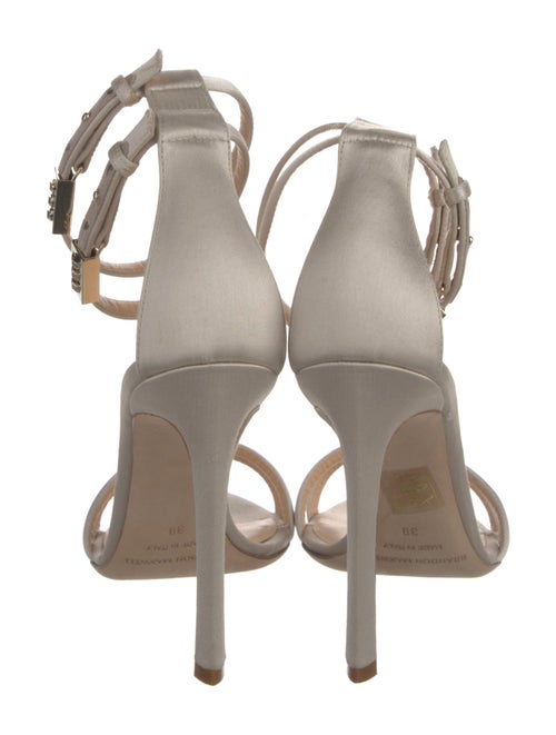Brandon Maxwell Satin Sandals