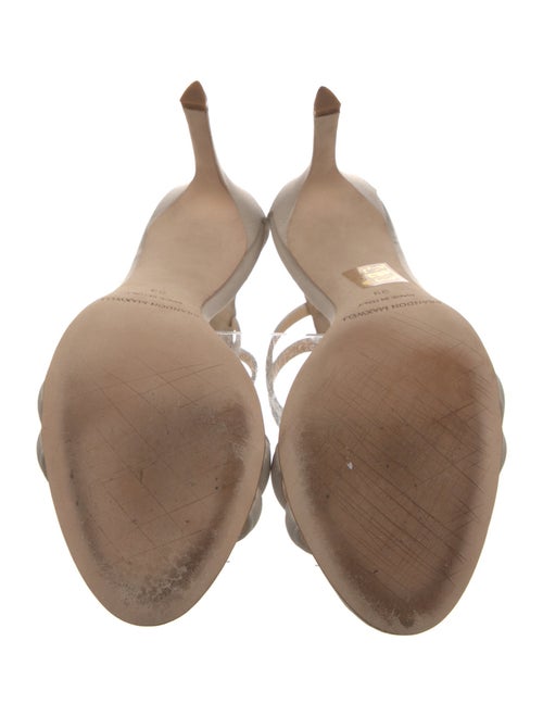 Brandon Maxwell Satin Sandals