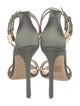 Brandon Maxwell Satin Sandals