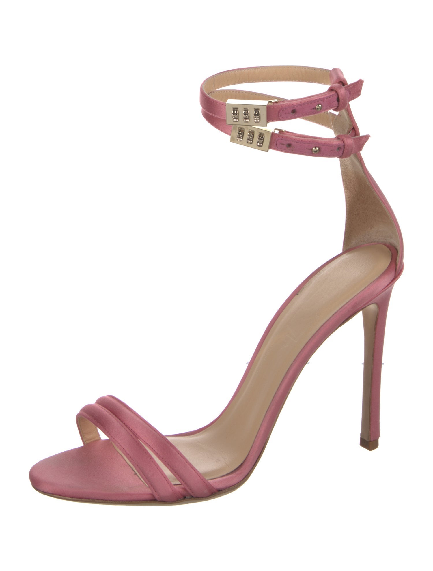 Brandon Maxwell Satin Sandals
