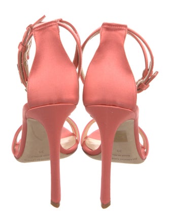 Brandon Maxwell Satin Sandals