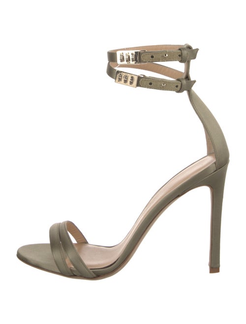 Brandon Maxwell Satin Sandals