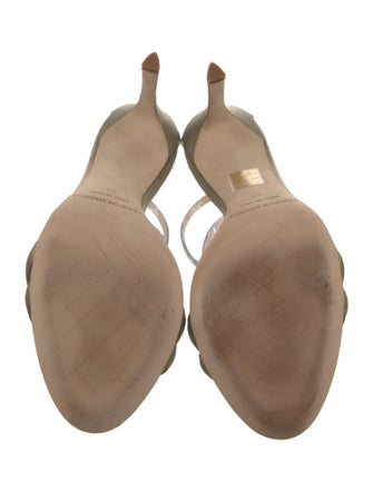 Brandon Maxwell Satin Sandals