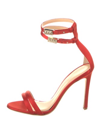 Brandon Maxwell Satin Sandals