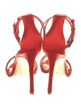 Brandon Maxwell Satin Sandals