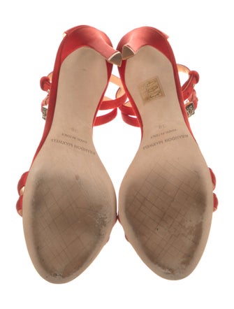 Brandon Maxwell Satin Sandals