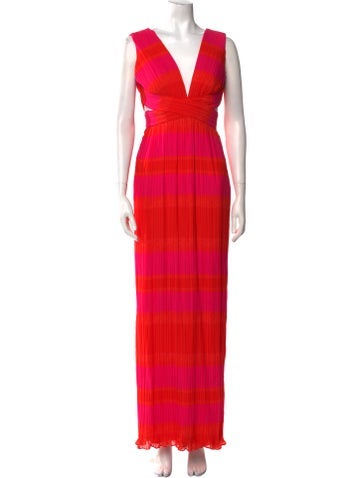 Brandon Maxwell Dresses Striped Long Dress US 0 | XS