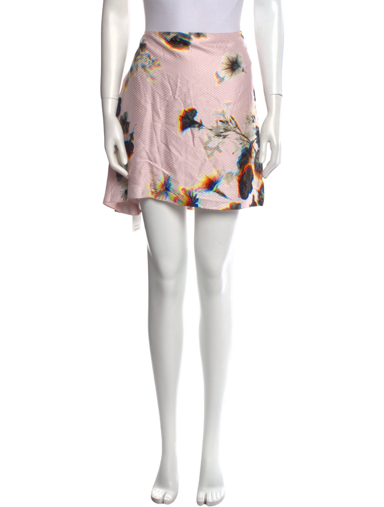 Brandon Maxwell Printed Mini Skirt w/ Tags